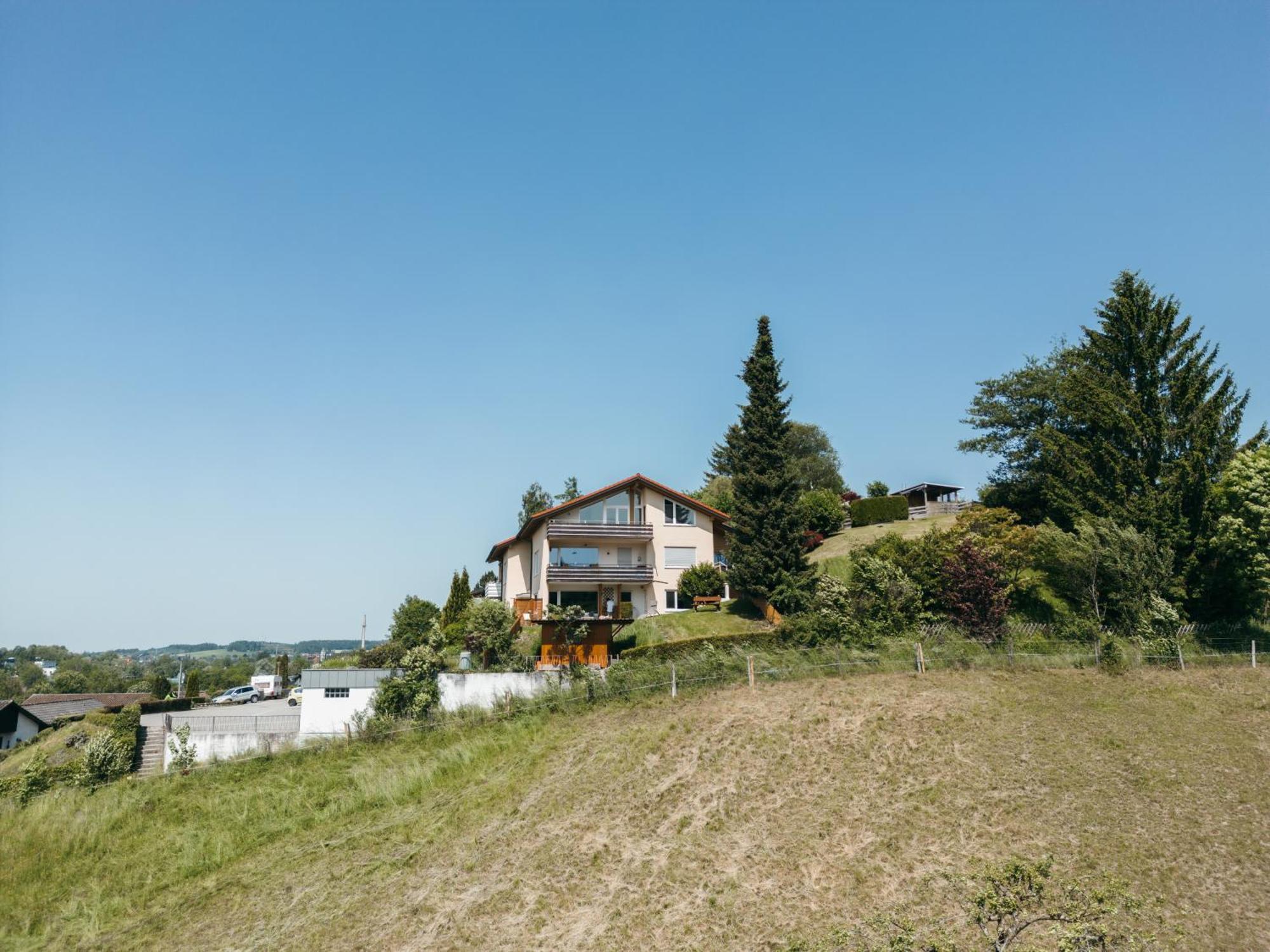 Ferienwohnung Alpenblick I Kamin I Private Sauna Wangen im Allgäu Exteriör bild